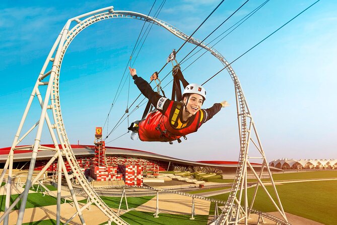 Skip the Line Ferrari world ticket with Pickup and drop off - Getting there made easier: pickup and drop-off on your schedule