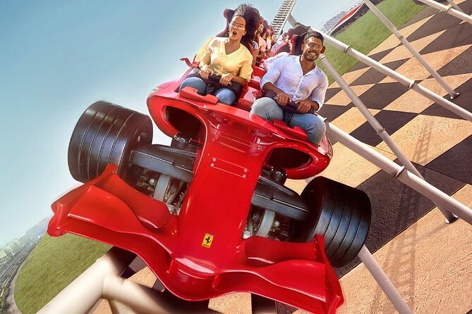 Skip the Line Ferrari world ticket with Pickup and drop off - Skip-the-line Ferrari Fastrack: how it changes the day