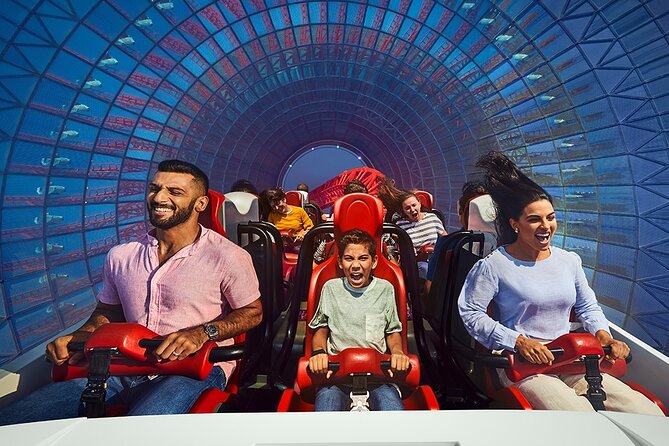 Skip the Line Ferrari world ticket with Pickup and drop off - Shows and experiences: Ferrari brand energy, plus character moments