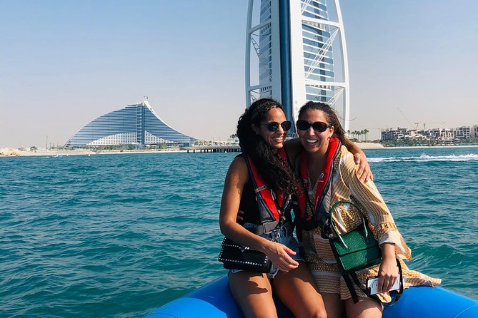 Speedboat Dubai: 60 Mins Guided Burj Al Arab & Atlantis Tour - Getting on the water fast at Nemo Boat Tour Dubai
