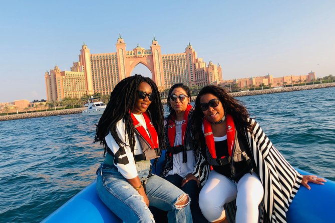 Speedboat Dubai: 60 Mins Guided Burj Al Arab & Atlantis Tour - What’s included, and what you should bring