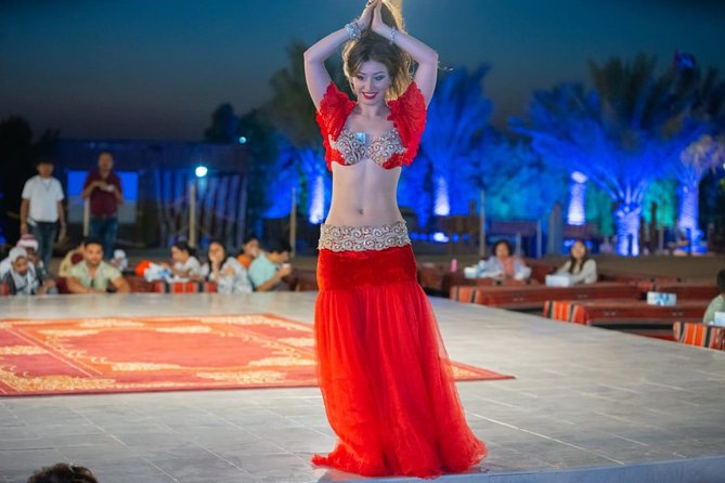 Standard Desert Safari, camel ride, BBQ Dinner, Belly Dance Show, Pick & Drop - Key highlights you should know before you go