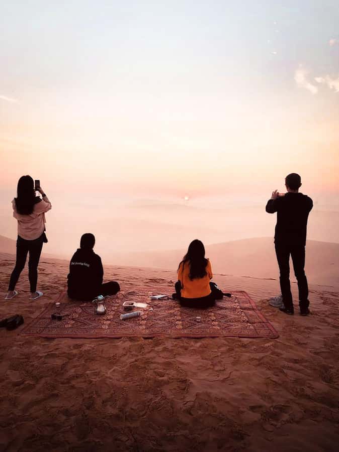 Sunrise Desert Safari - Abu Dhabi - Camp time: Arabic coffee, dates, and the small touches that make it feel real