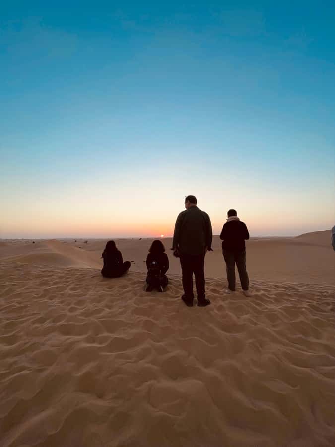 Sunrise Desert Safari - Abu Dhabi - Weather matters more than you think, and cold surprises are real