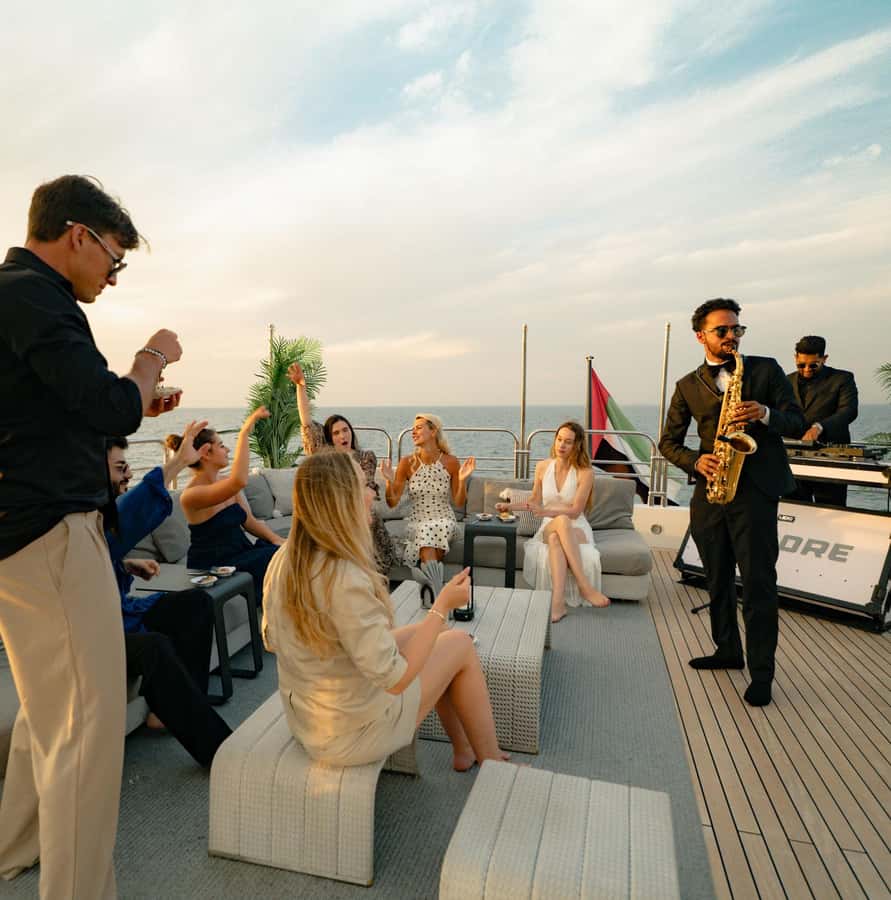Sunseeker Superyacht: VIP Dinner, Premium Drinks& Live Music - Smart casual dress code, no footwear, and what to pack