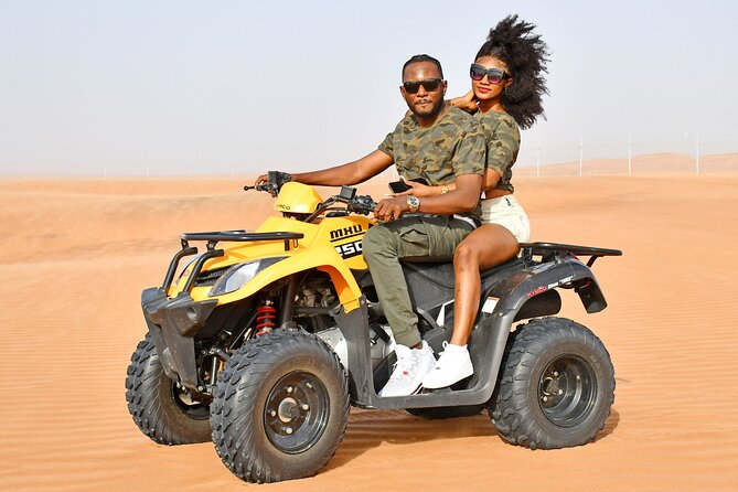 Sunset Desert Safari Quad bike Camel ride Sand Board & BBQ Dinner - Price and Logistics: Why $70 Can Be Good Value