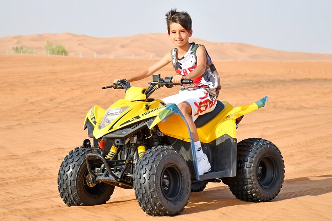 Sunset Desert Safari Quad bike Camel ride Sand Board & BBQ Dinner - The Guide Factor: What Mansoor Style Adds to the Ride