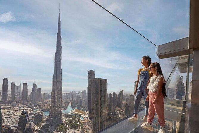 Top of Burj Khalifa & Sky Views Dubai Tour with Transfers - What You Get: Burj Khalifa Heights Plus Sky Views Slide, in One Block