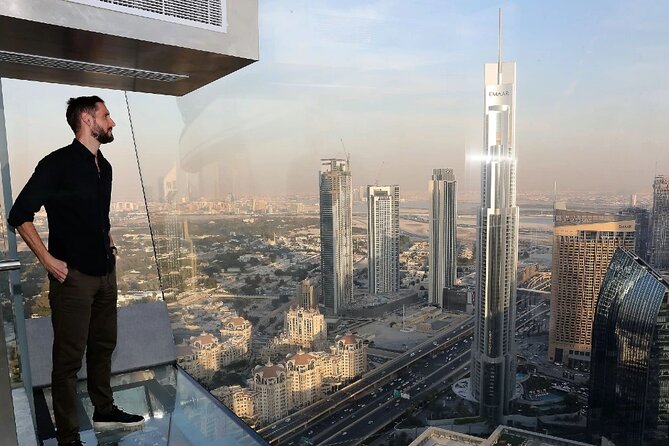 Top of Burj Khalifa & Sky Views Dubai Tour with Transfers - Sky Views Dubai Observatory Plus the Glass Slide in a Transparent Tube