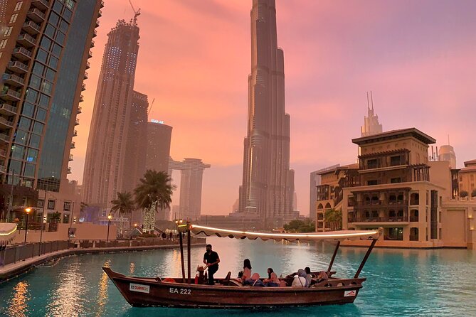 Traditional Abra Ride and Dubai Fountain Show at Burj Lake - Key things to know before you go