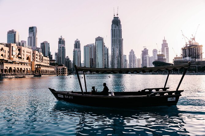 Traditional Abra Ride and Dubai Fountain Show at Burj Lake - Why an Abra ride beats watching from the shore