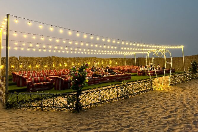 VIP Desert Safari Abu Dhabi with Private Seating Area - The 6-hour flow: pickup, dunes, activities, and dinner under the stars