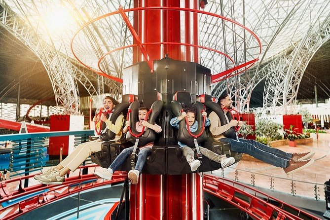 Warner Bros World and Ferrari World Combo Ticket with transfer from Dubai - Ferrari World Abu Dhabi, Formula Rosa and the Indoor-Heat Advantage