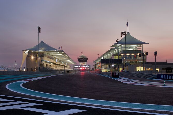 Yas Marina Circuit Tour - Pit Support Garages: Where Quick Wheel and Engine Changes Become Real
