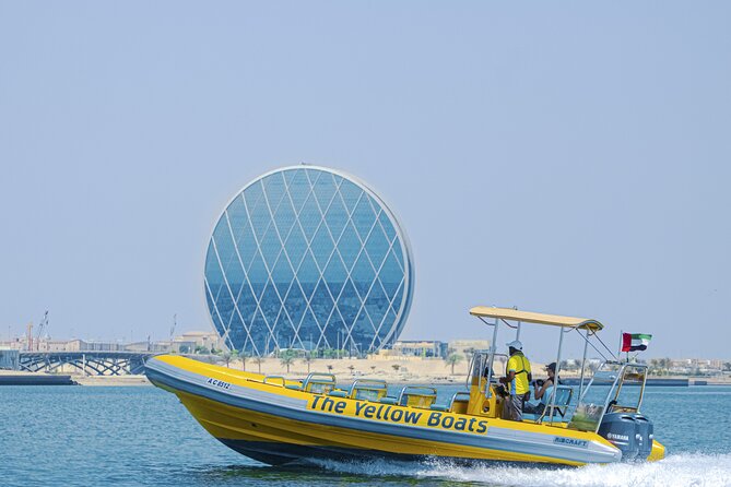 Yas Marina Guided Sightseeing Boat Tours - Meeting at Yellow Boats, Then Settling In for the Cruise